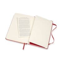 Moleskine - Classic Notebook - Pocket Hardcover - Scarlet Red (plain)